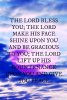 quote prayer the Lord God bless you and keep you moon nuage peace .jpg