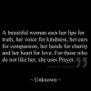 quote prayer fear doubt beauty a beautiful woman uses her heart for compassion.jpg