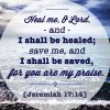 quote prayer healing Heal me o Lord and I shall will be healed mer sea.jpg