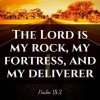 quote prayer Ayo psalm the Lord God is my rock my fortress my deliverer hope refuge protection.jpg