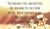 quote prayer the Lord bless you and keep you small flower yellow .jpg