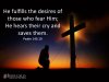 Jesus Christ fulfills desire hears cry and saves us.jpg