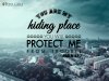 Jesus our hiding place protects us from trouble.jpg