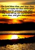 quote prayer the Lord bless thee and keep thee evening sun set.jpg