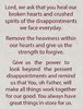 quote prayer faith sad disappointment hope peace heavy broken heart Lord we ask power Father w...jpg