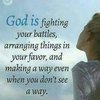 quote prayer Ayo God is fighting your battles making a way when you cant see a way hope faith ...jpg