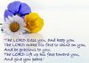 quote prayer the Lord bless you and keep you flowers white .jpg