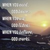 quote prayer fear faith sad when you need God knows, God listens hear, when you believe, God w...jpg