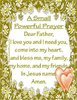 quote prayer Ayo blessing hope faith strength small powerful prayer come Lord God and bless me...jpg