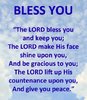 quote prayer psalm the Lord bless you and keep you full ciel sky blue color .jpg