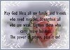 quote prayer God Lord bless you and family help the power of prayer romantic color pass it on.jpg