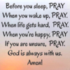 Pray!