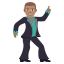 Man dancing: medium skin tone :man_dancing_tone3: 🕺🏽
