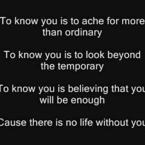 Casting Crowns - To Know You [With Lyrics]