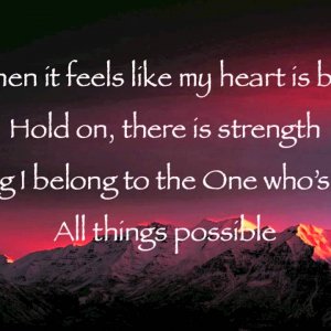 Mark Schultz - All Things Possible with lyrics