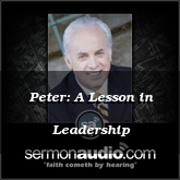 Peter: A Lesson in Leadership