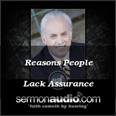 Reasons People Lack Assurance