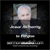Jesus' Authority to Forgive