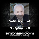 Sufficiency of Scripture, 1B