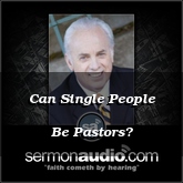 Can Single People Be Pastors?