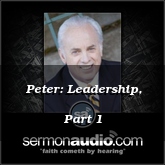 Peter: Leadership, Part 1