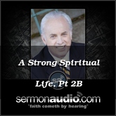 A Strong Spiritual Life, Pt 2B