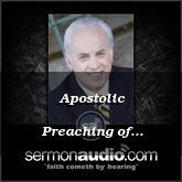 Apostolic Preaching of Christ