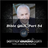Bible Q&A, Part 54