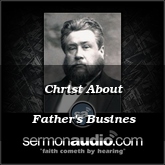 Christ About Father's Busines