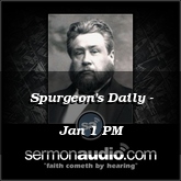 Spurgeon's Daily - Jan 1 PM