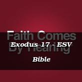 Exodus 17 - ESV Bible
