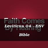 Leviticus 04 - ESV Bible