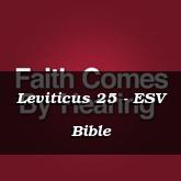 Leviticus 25 - ESV Bible
