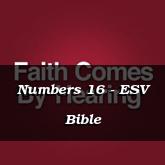 Numbers 16 - ESV Bible
