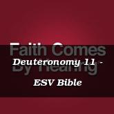 Deuteronomy 11 - ESV Bible
