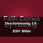 Deuteronomy 13 - ESV Bible