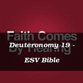 Deuteronomy 19 - ESV Bible
