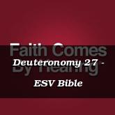 Deuteronomy 27 - ESV Bible