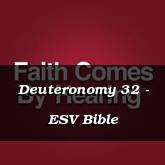 Deuteronomy 32 - ESV Bible