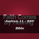Joshua 11 - ESV Bible
