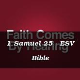 1 Samuel 25 - ESV Bible