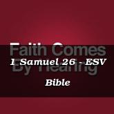 1 Samuel 26 - ESV Bible