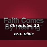 1 Chronicles 22 - ESV Bible