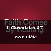 1 Chronicles 27 - ESV Bible
