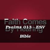 Psalms 013 - ESV Bible