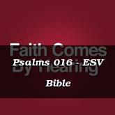Psalms 016 - ESV Bible