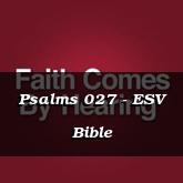 Psalms 027 - ESV Bible