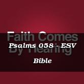 Psalms 058 - ESV Bible