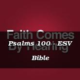 Psalms 100 - ESV Bible