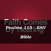 Psalms 115 - ESV Bible